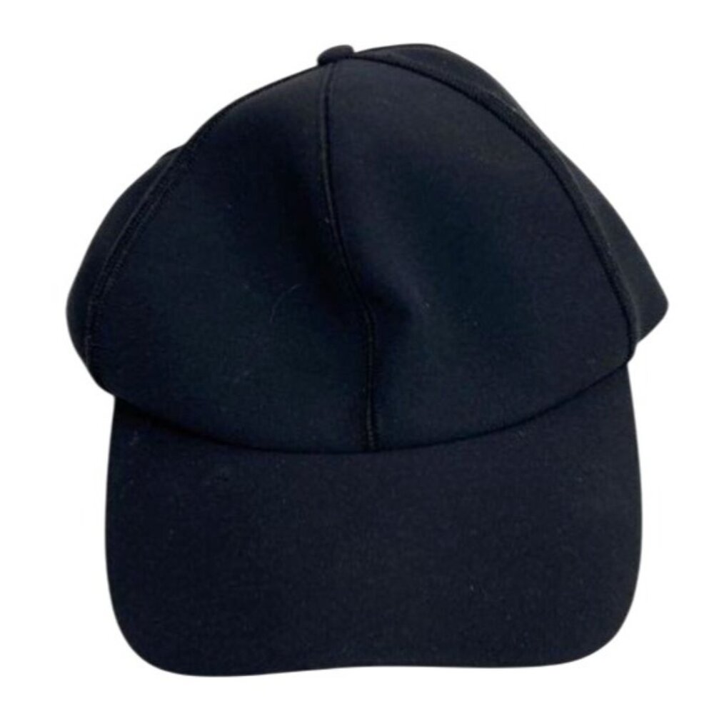 Lululemon Black Adjustable Baseball Cap 100% Polyester Breathable Lightweight